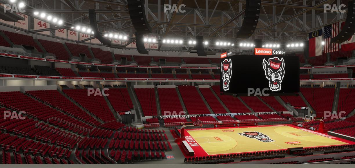 Lenovo Center - Section 107 Seat View