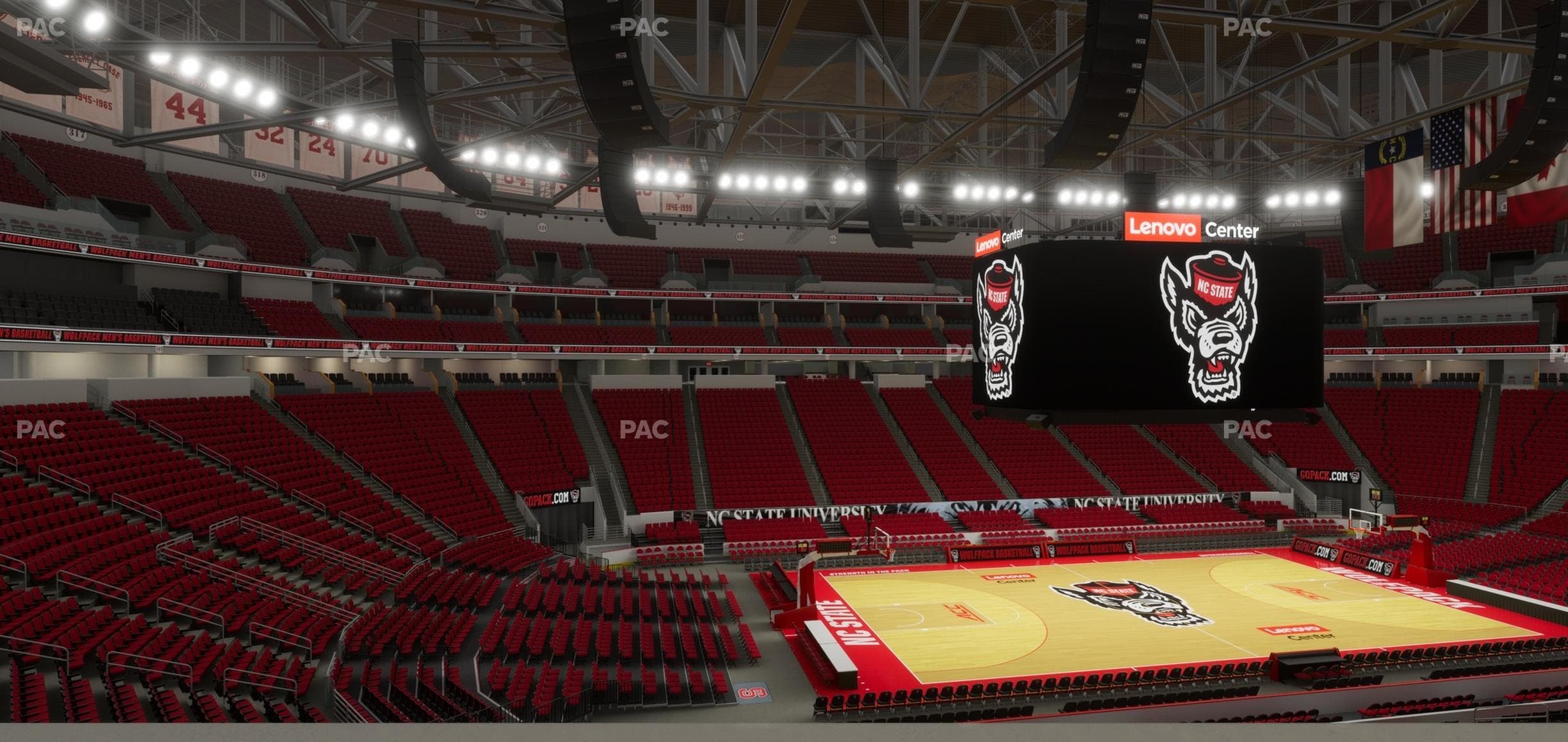Lenovo Center - Section 107 Seat View