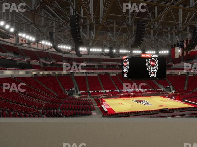 Lenovo Center - Section 107 Seat View