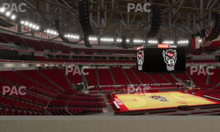 Lenovo Center - Section 107 Seat View