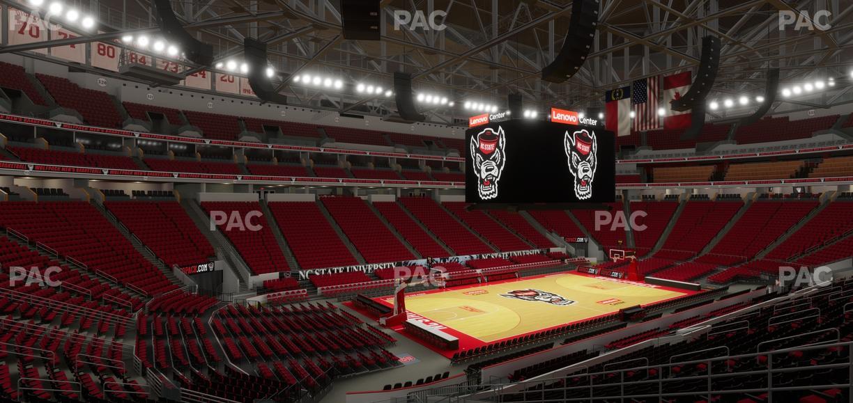 Lenovo Center - Section 108 Seat View