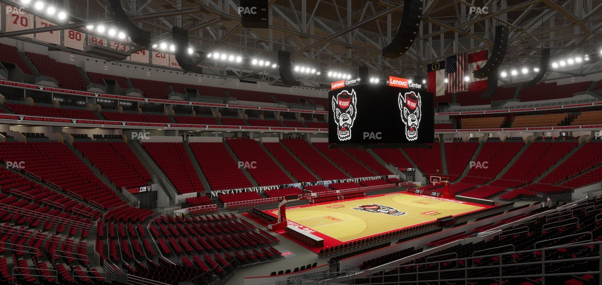 Lenovo Center - Section 108 Seat View