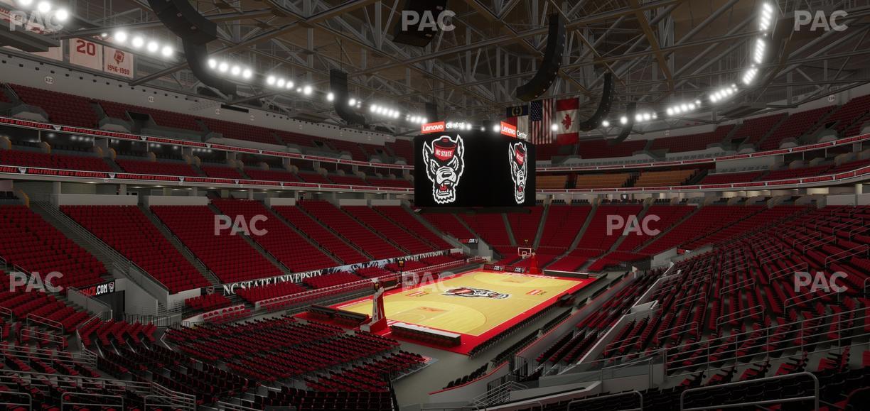 Lenovo Center - Section 109 Seat View