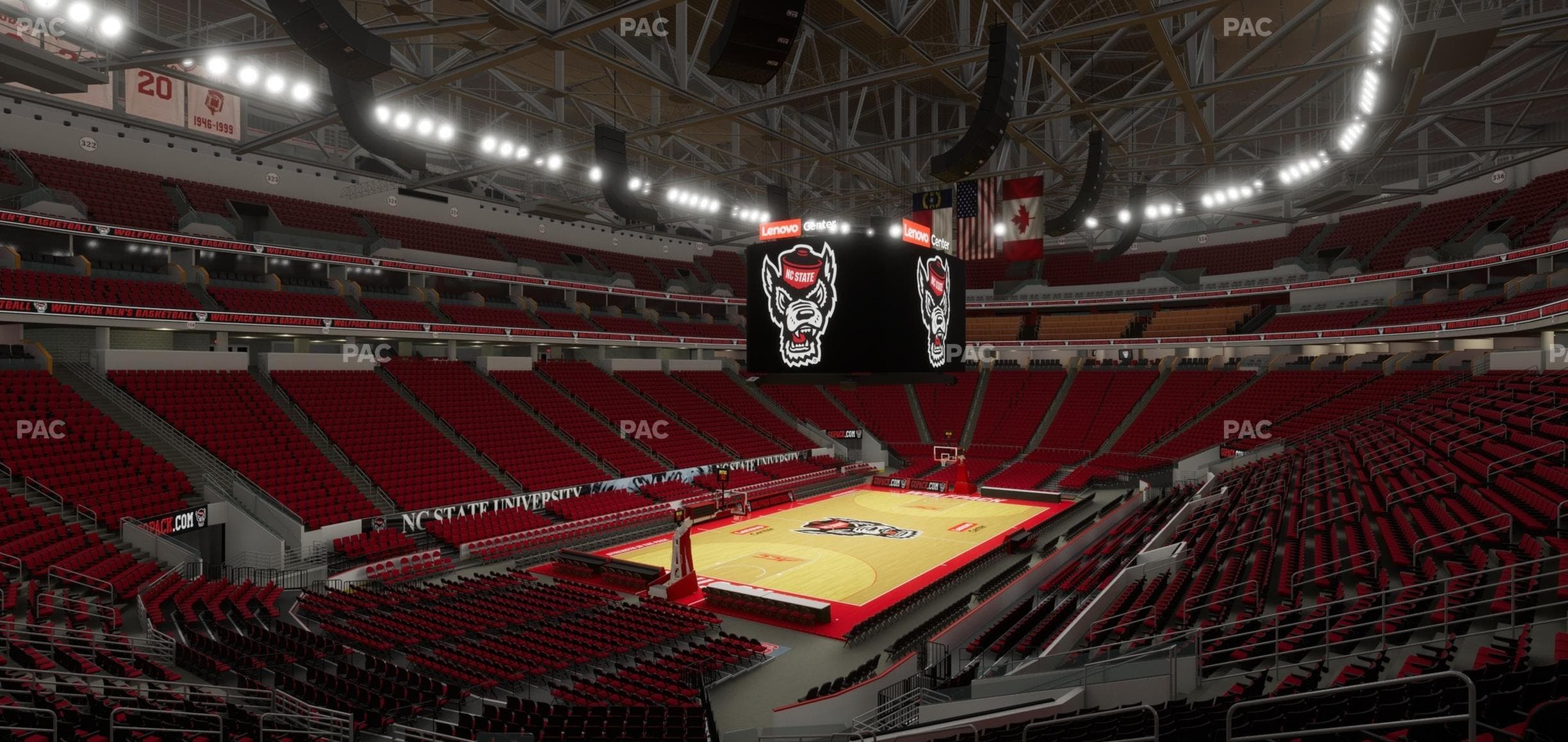 Lenovo Center - Section 109 Seat View