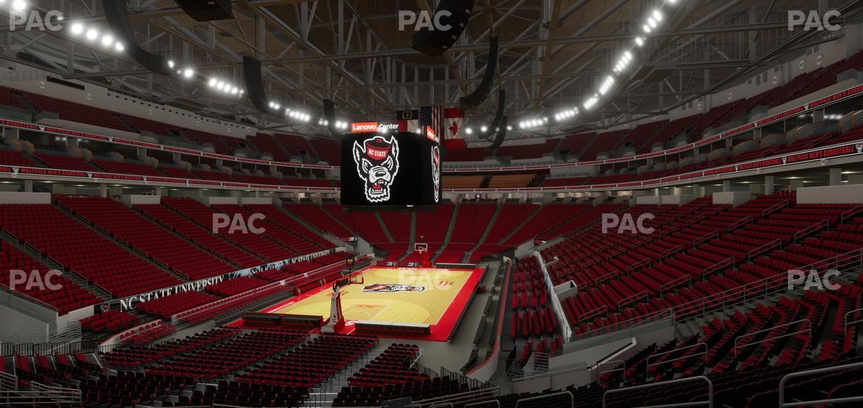 Lenovo Center - Section 110 Seat View