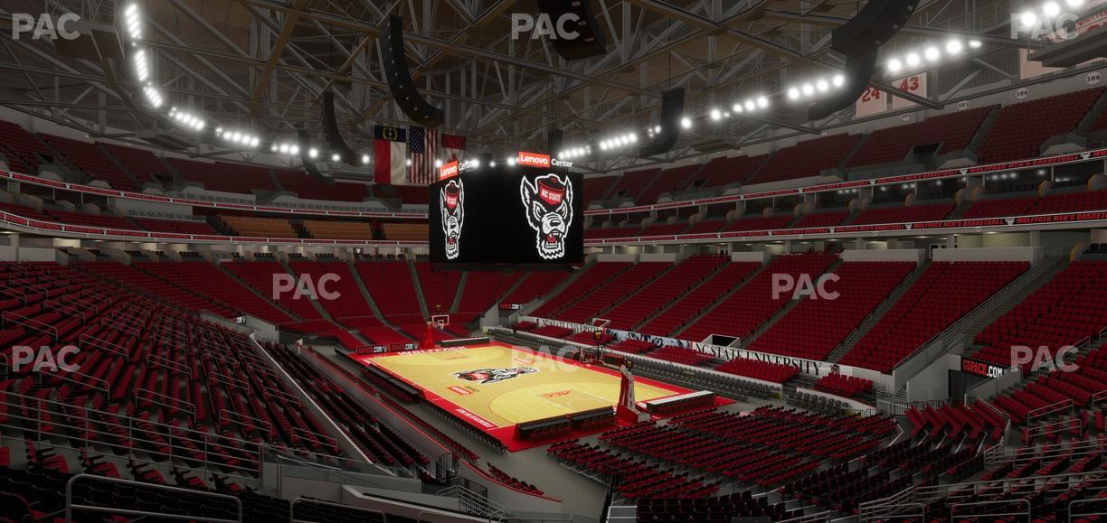 Lenovo Center - Section 114 Seat View