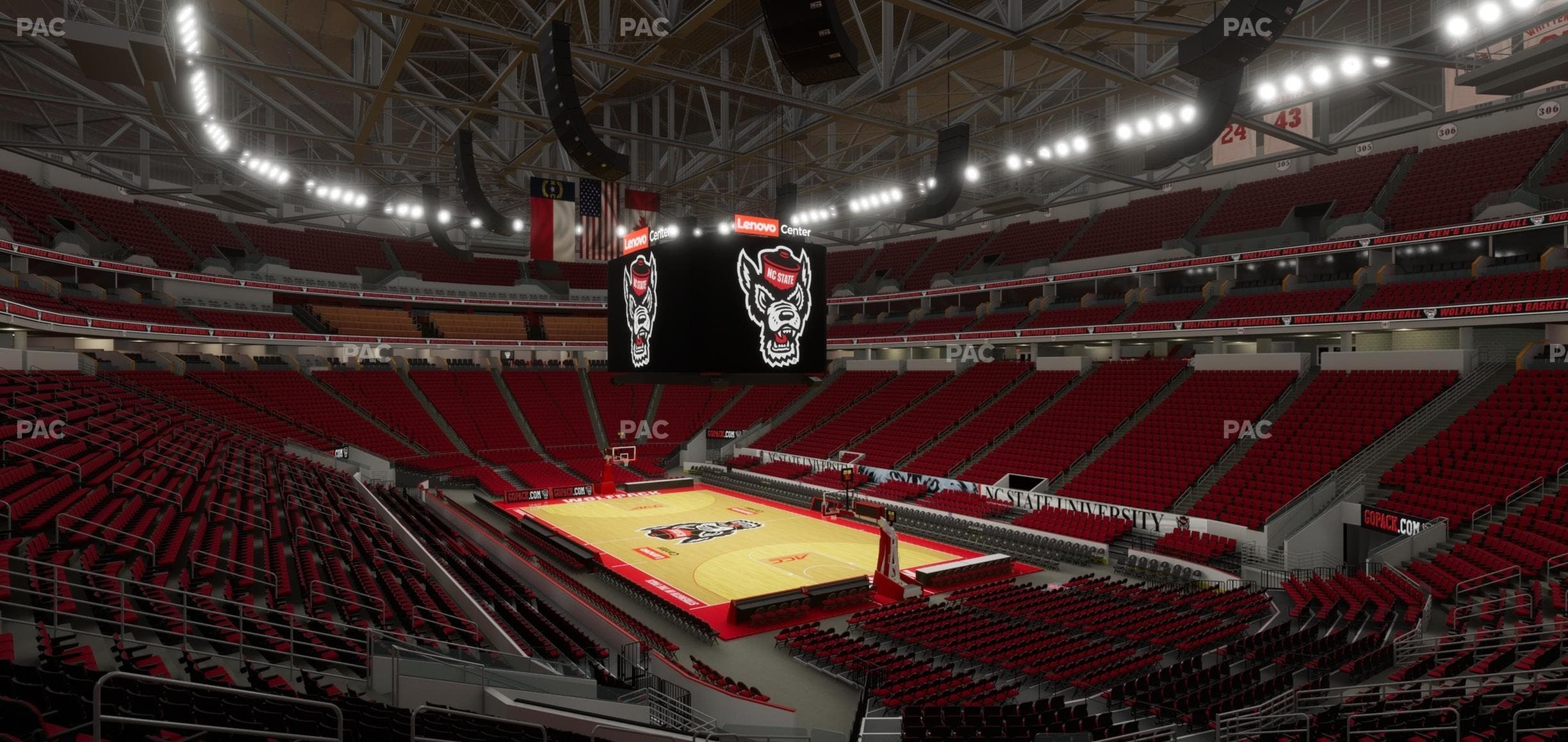 Lenovo Center - Section 114 Seat View