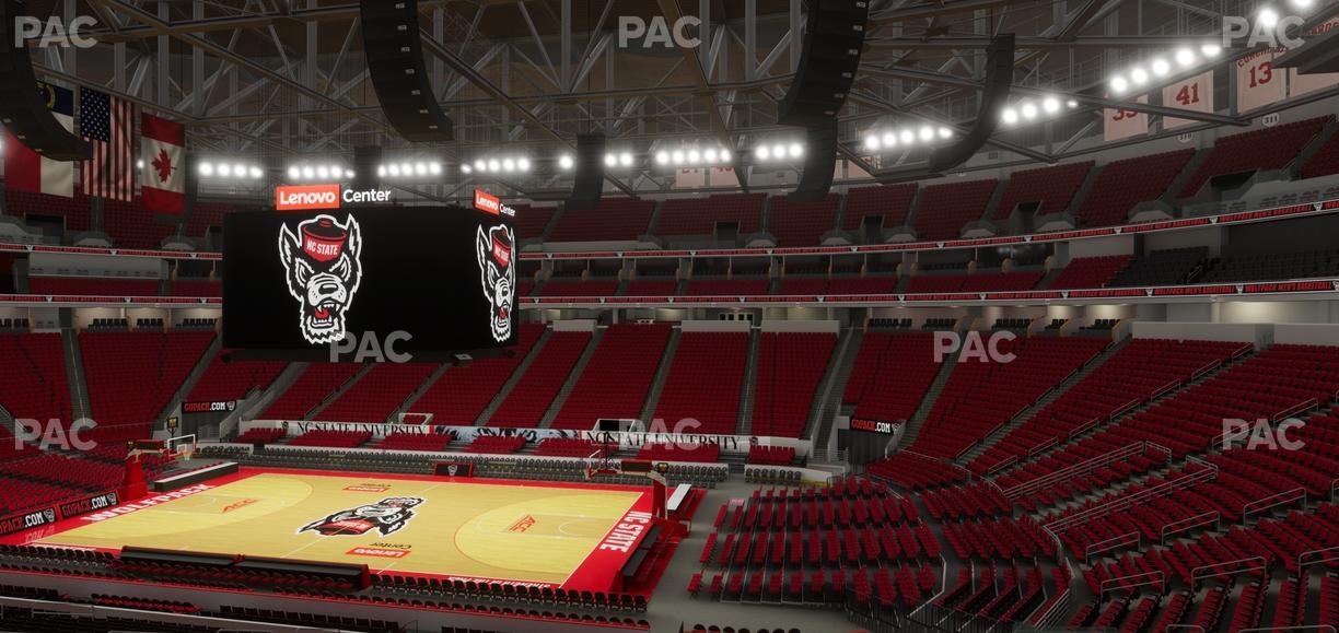 Lenovo Center - Section 116 Seat View