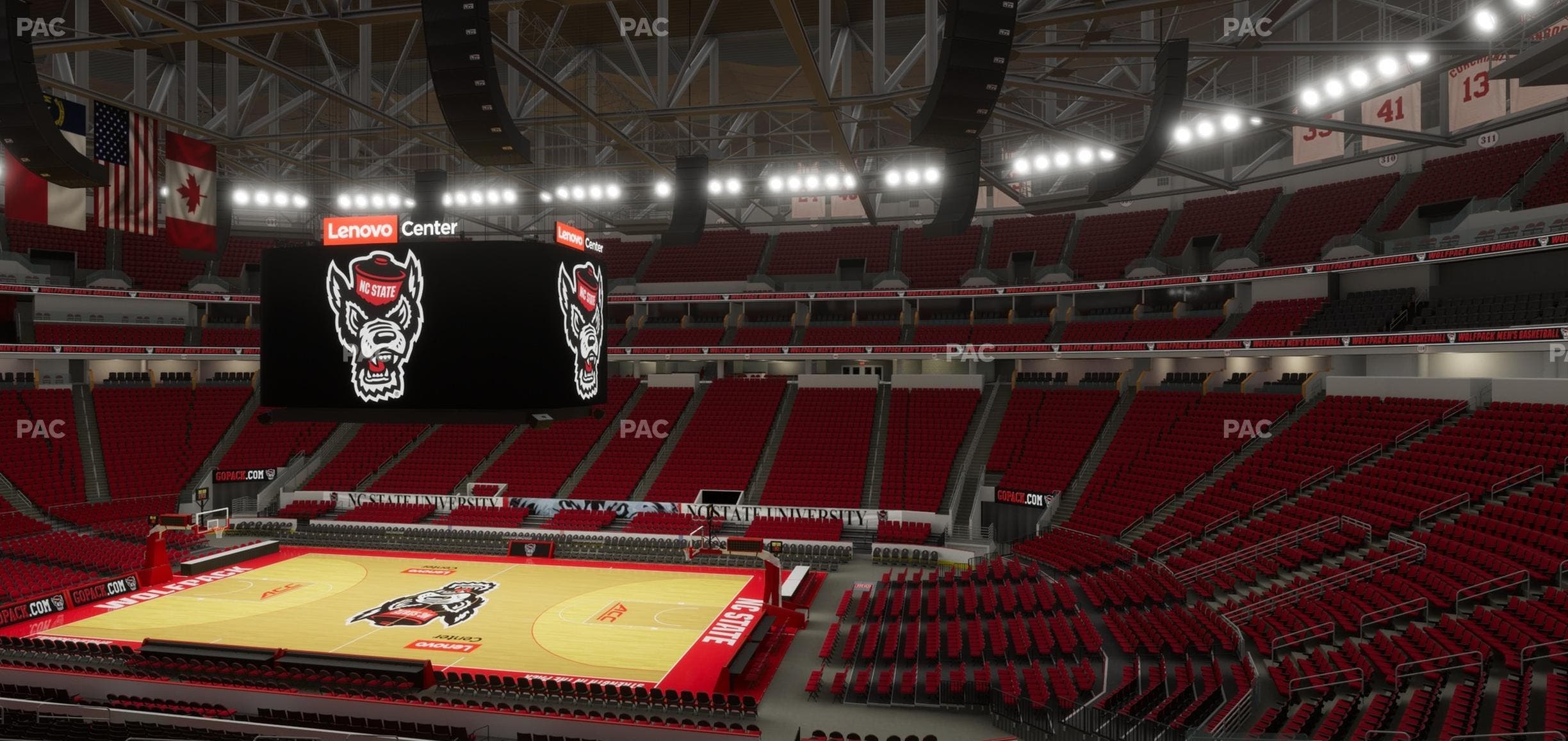 Lenovo Center - Section 116 Seat View