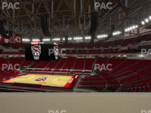 Lenovo Center - Section 116 Seat View