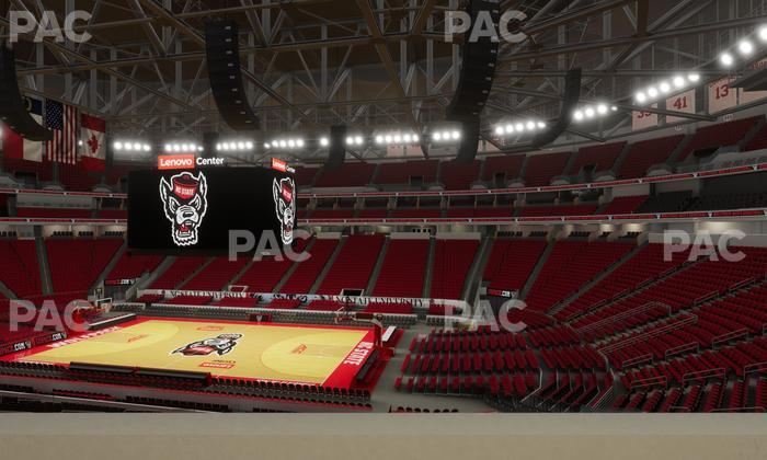 Lenovo Center - Section 116 Seat View