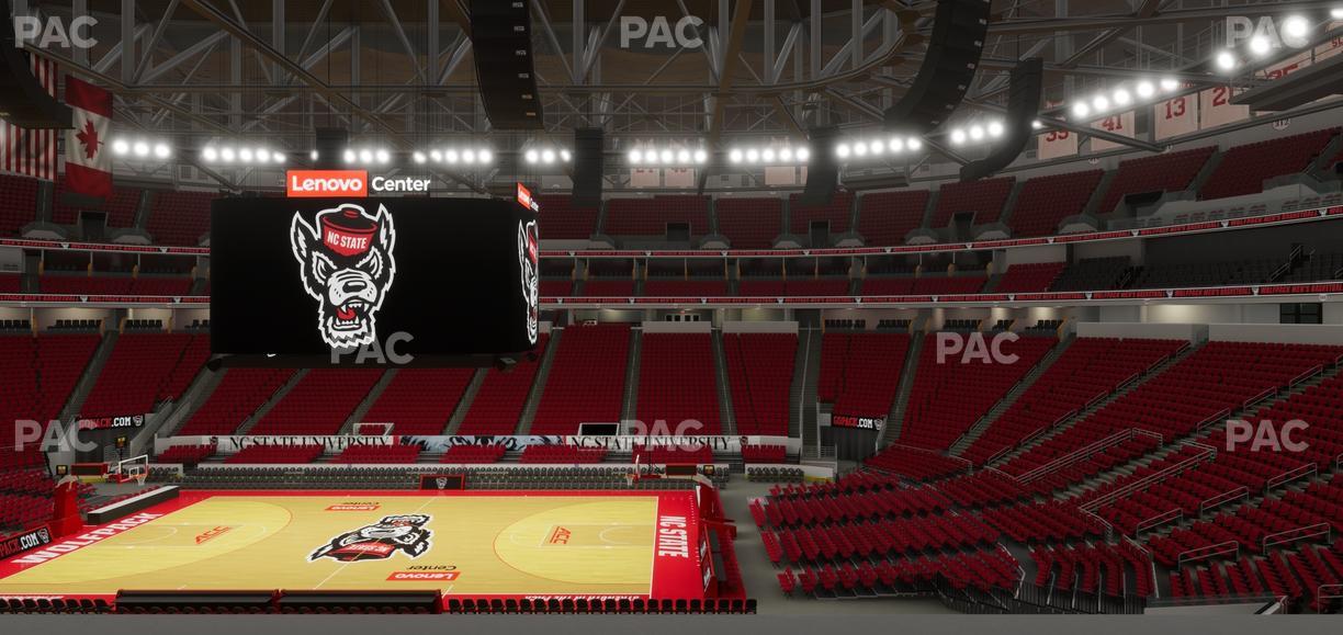 Lenovo Center - Section 117 Seat View