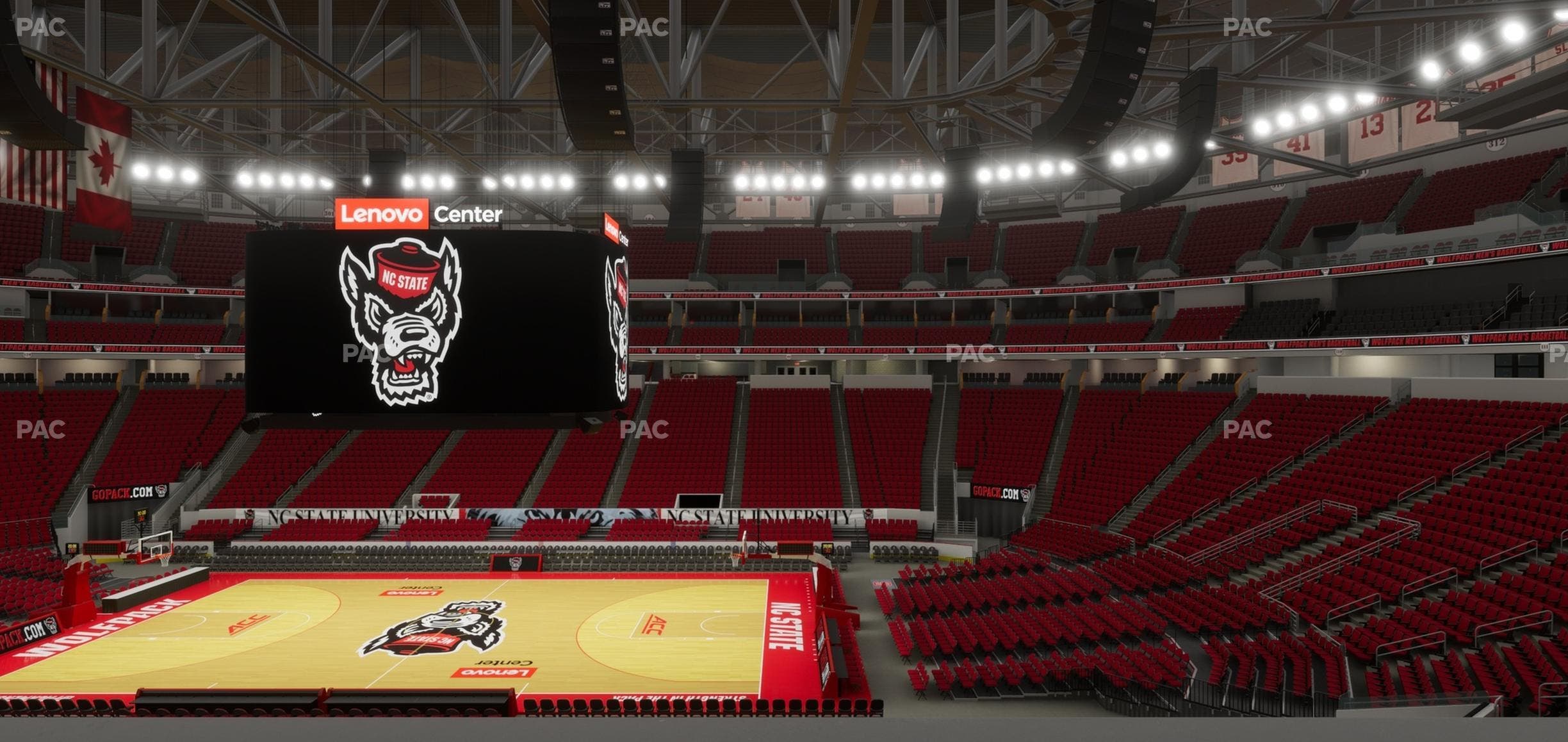 Lenovo Center - Section 117 Seat View