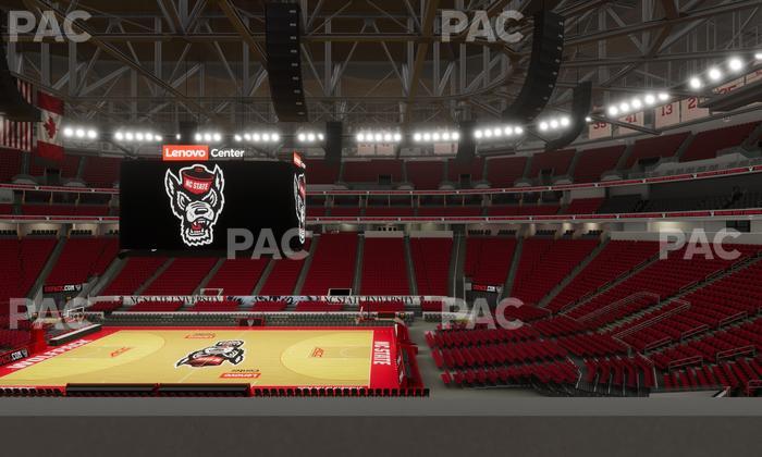 Lenovo Center - Section 117 Seat View