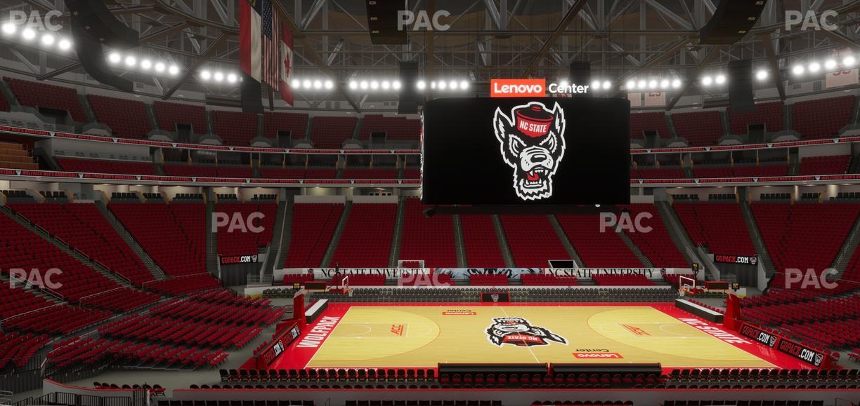 Lenovo Center - Section 120 Seat View