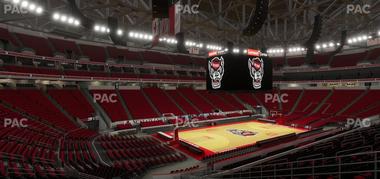 Lenovo Center - Section 123 Seat View