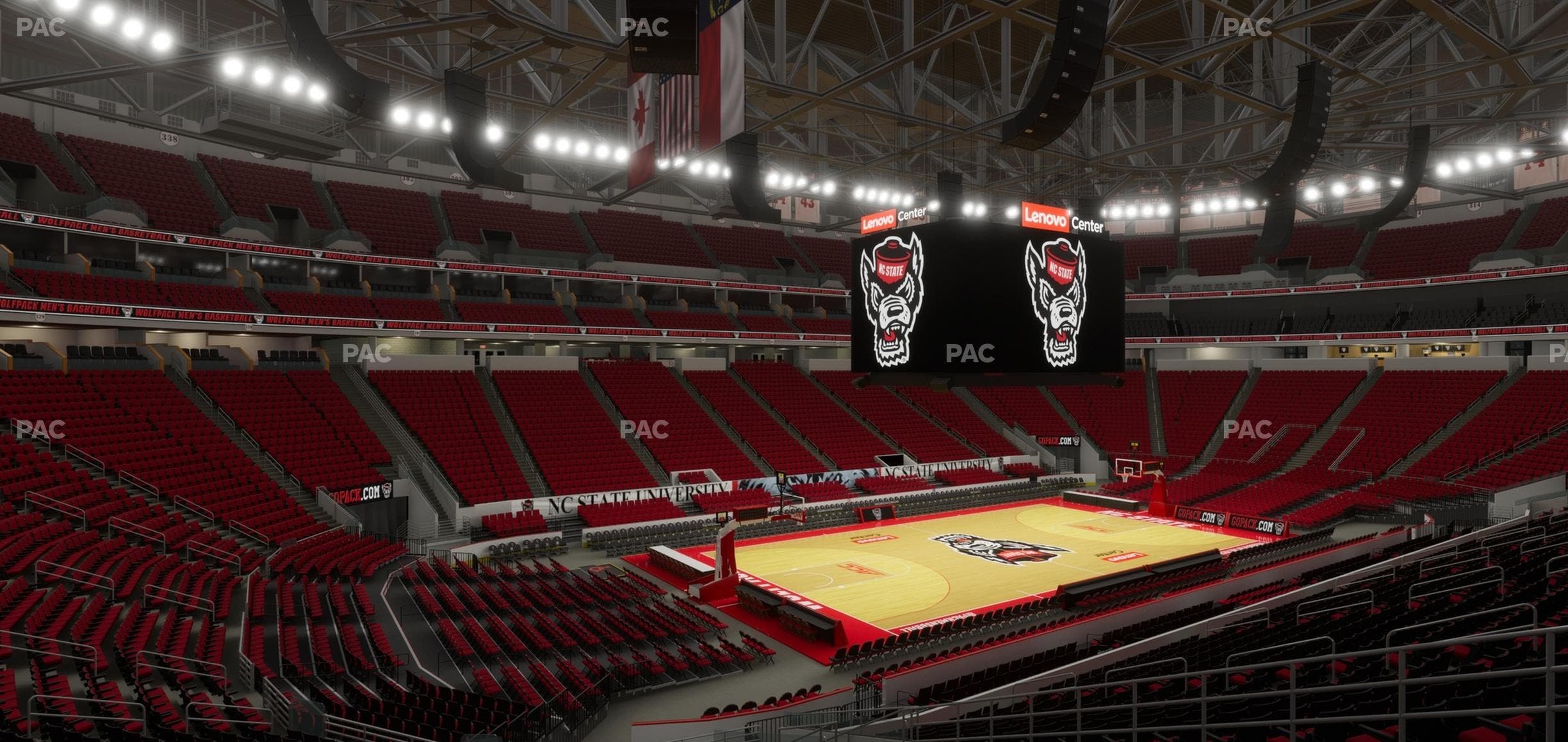 Lenovo Center - Section 123 Seat View