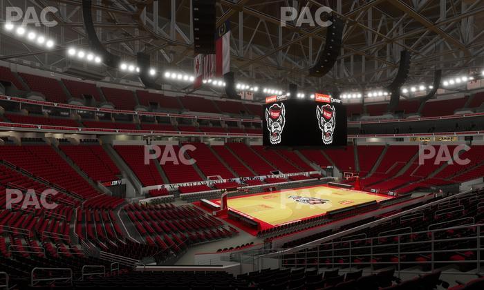 Lenovo Center - Section 123 Seat View