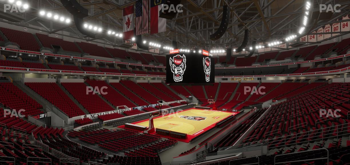 Lenovo Center - Section 124 Seat View