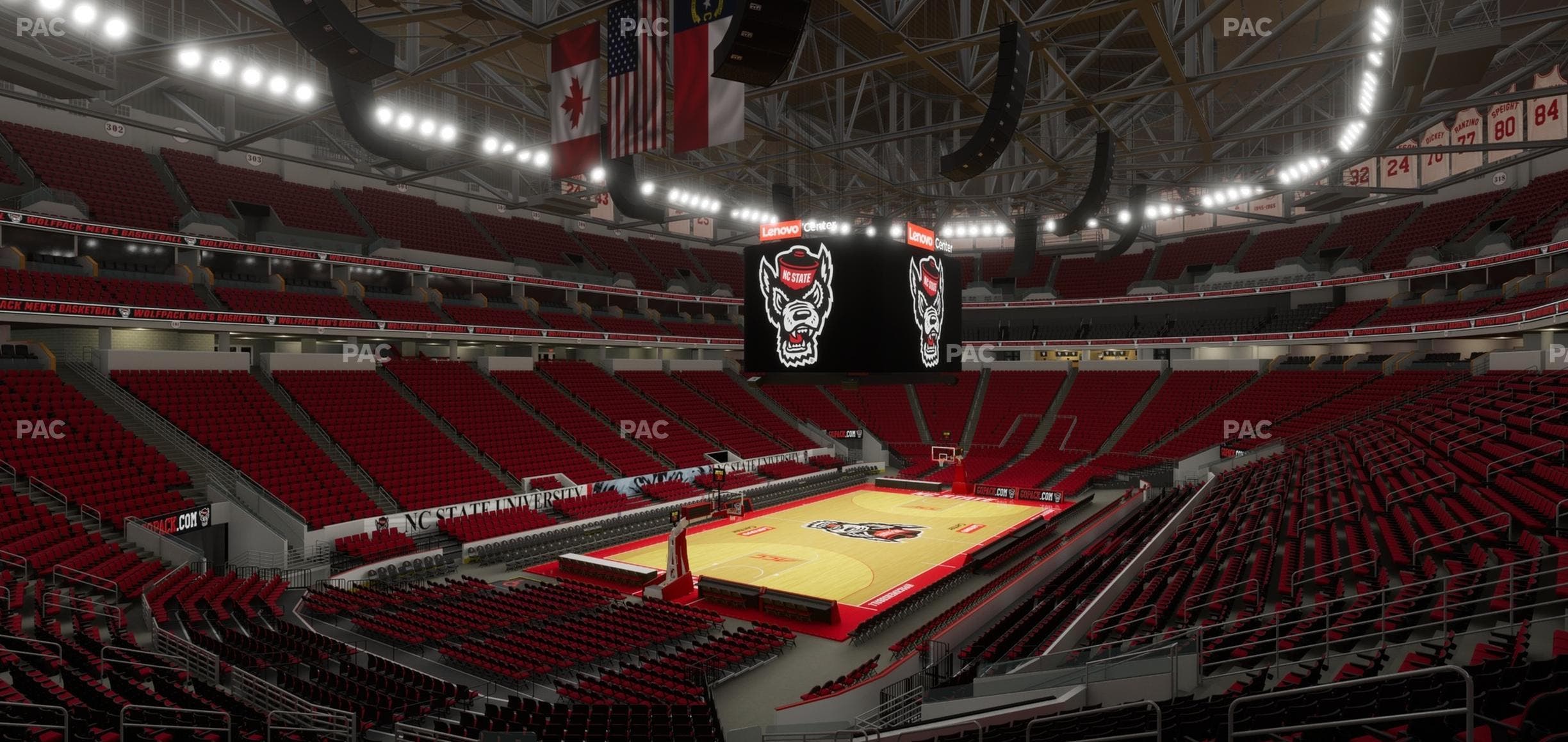 Lenovo Center - Section 124 Seat View
