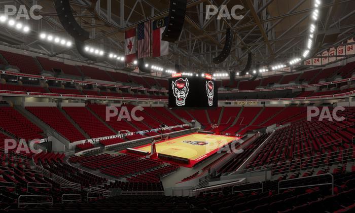 Lenovo Center - Section 124 Seat View