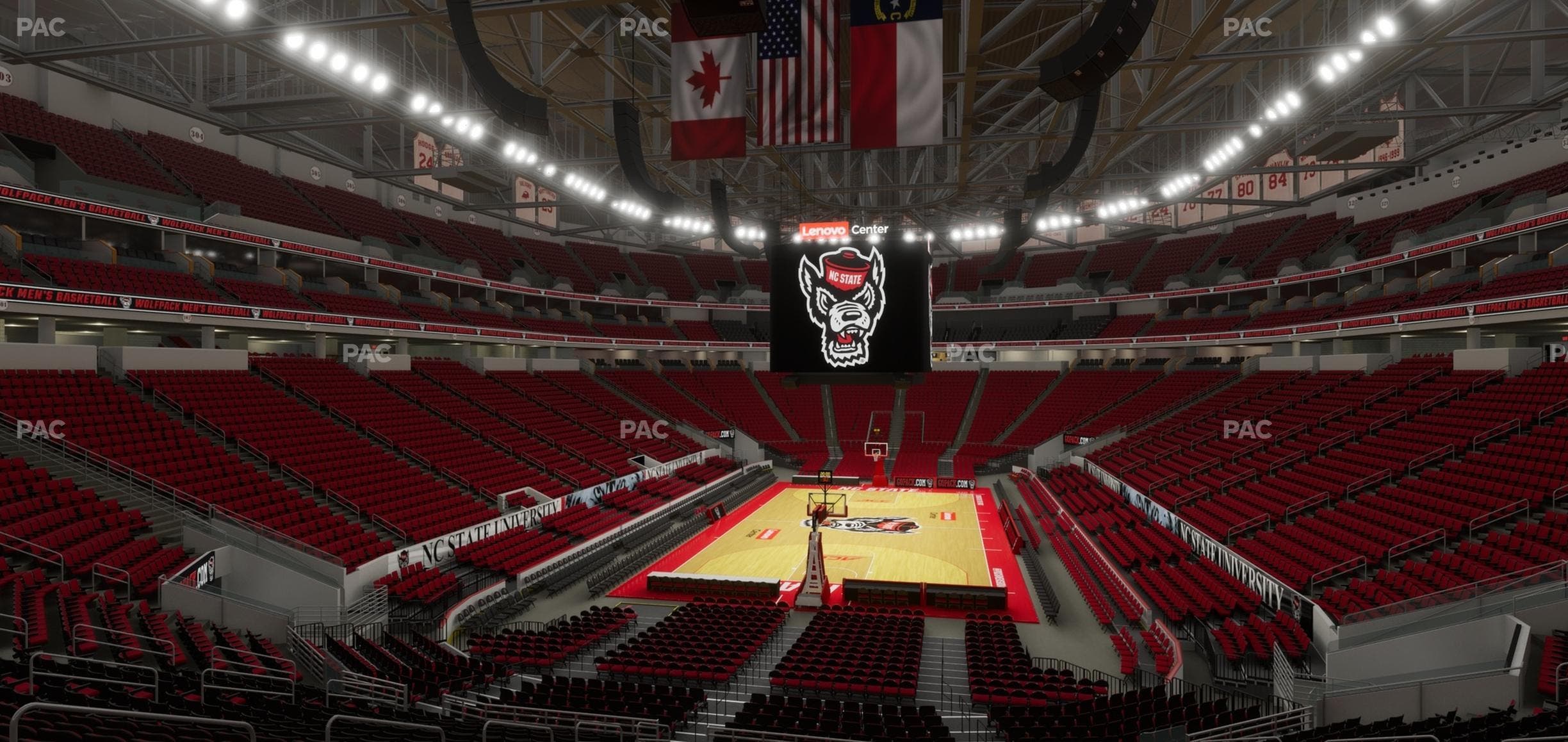 Lenovo Center - Section 126 Seat View