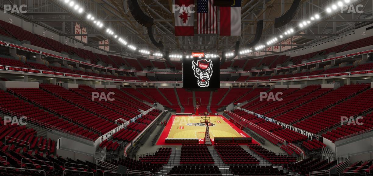 Lenovo Center - Section 127 Seat View