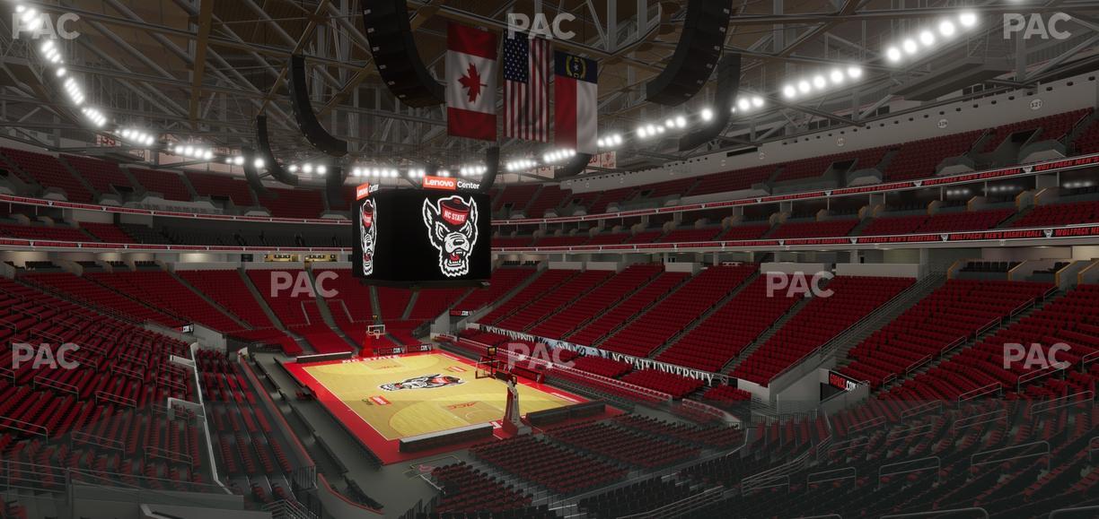 Lenovo Center - Section 128 Seat View