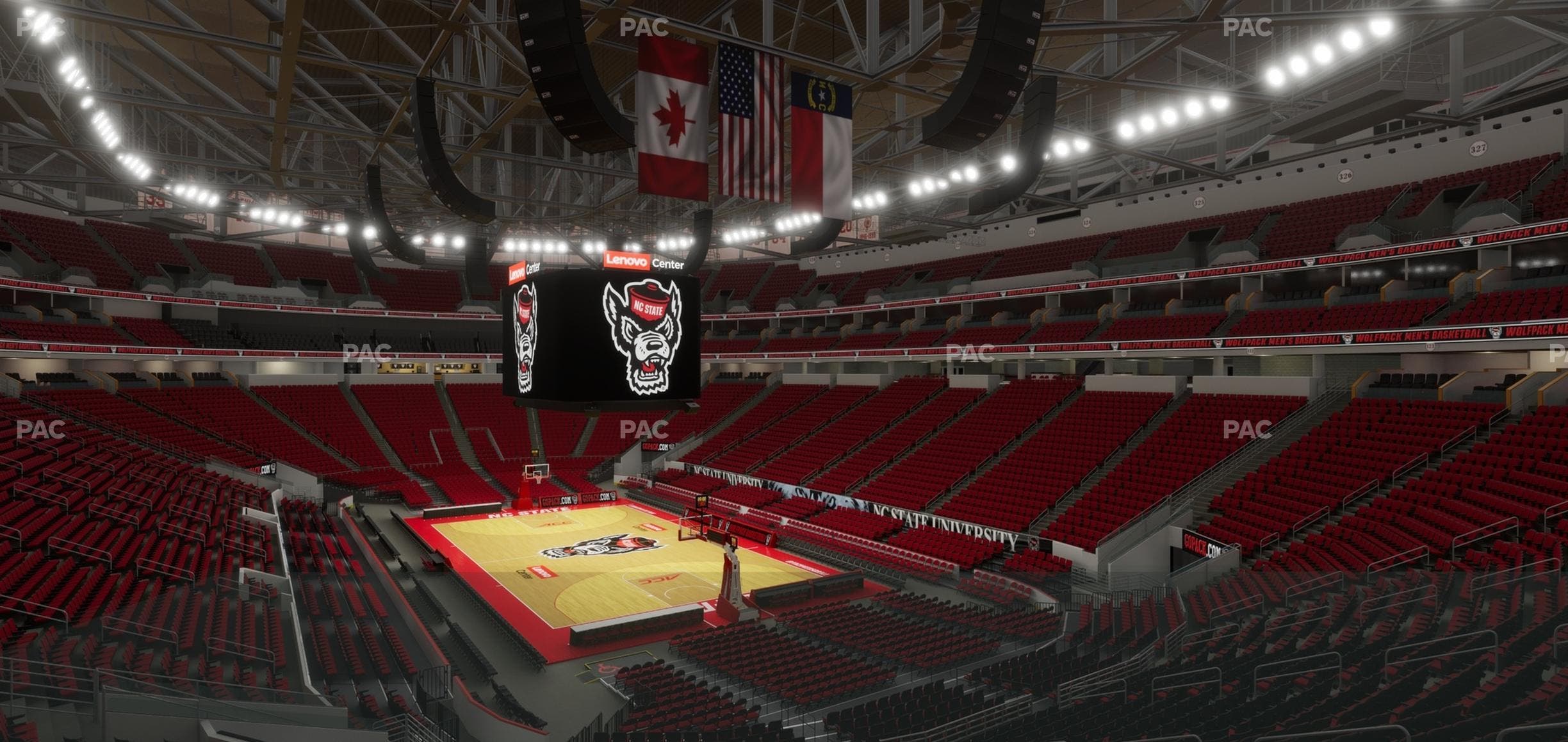 Lenovo Center - Section 128 Seat View