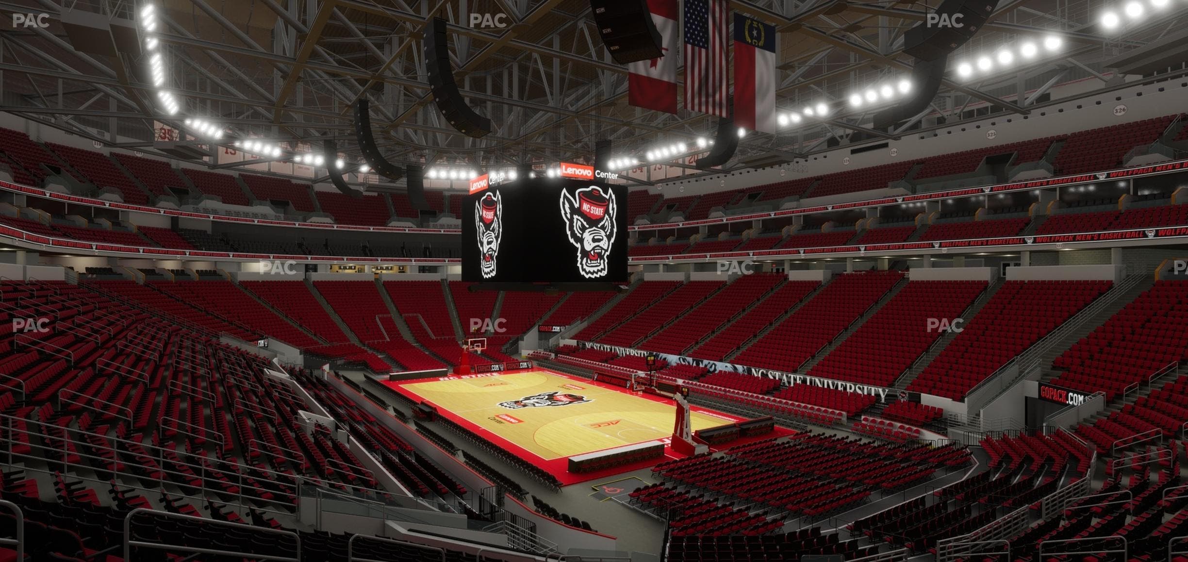 Lenovo Center - Section 129 Seat View