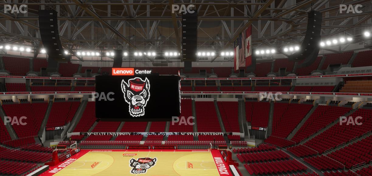 Lenovo Center - Section 203 Seat View