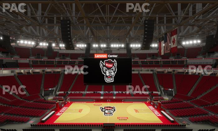 Lenovo Center - Section 204 Seat View