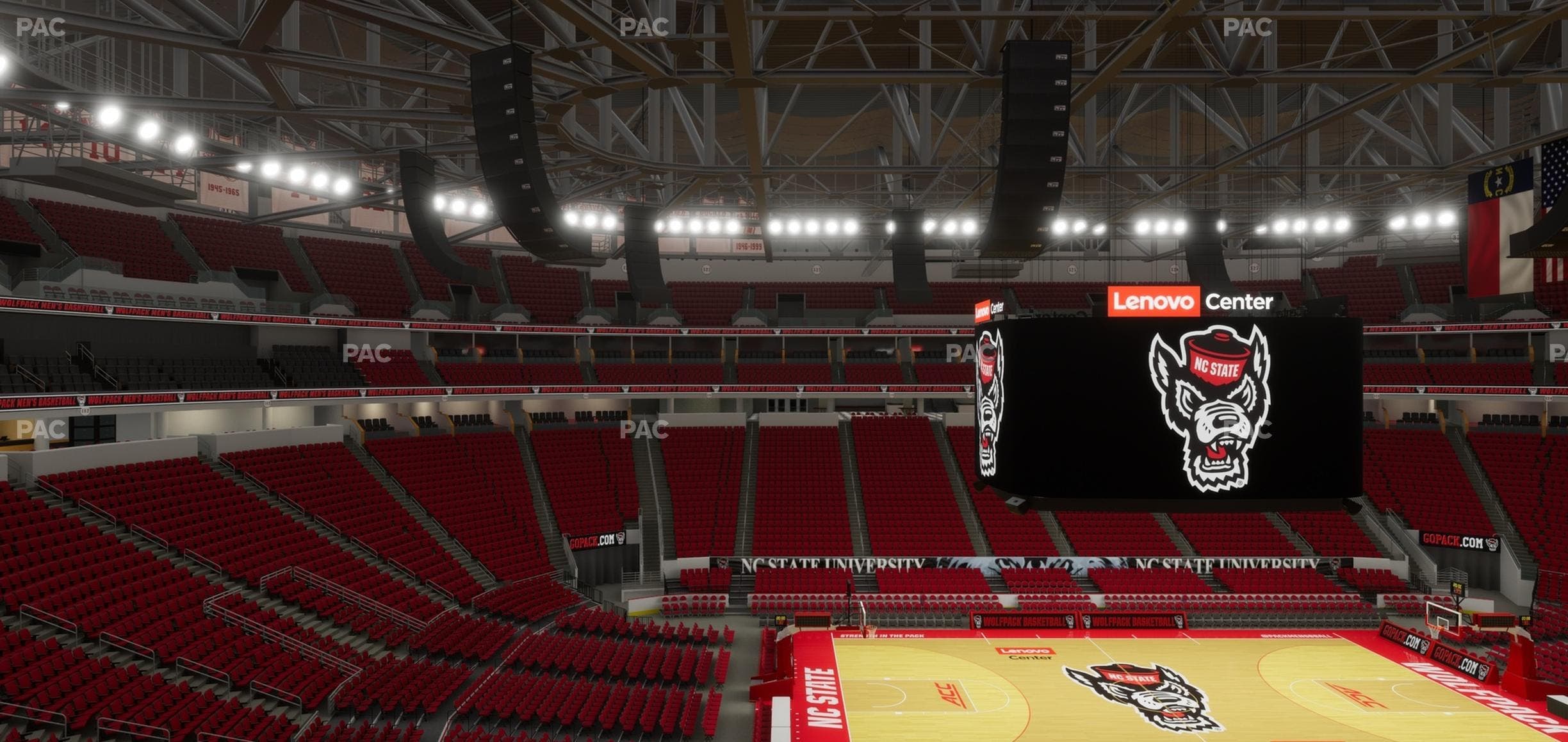 Lenovo Center - Section 206 Seat View