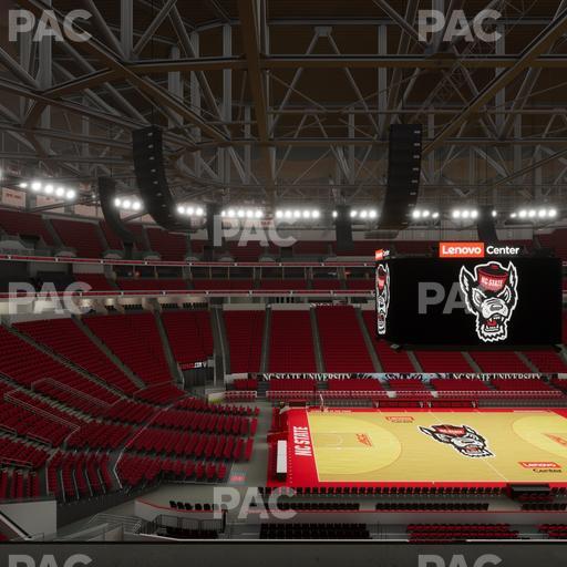 Lenovo Center - Section 206 Seat View