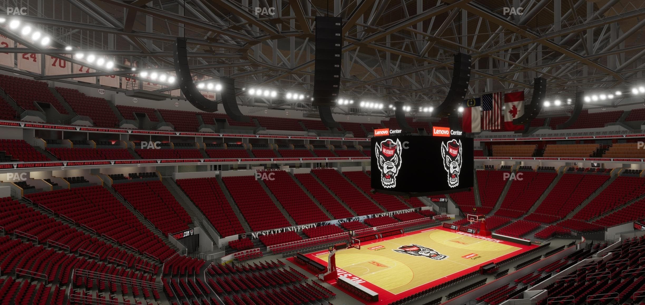 Lenovo Center - Section 208 Seat View