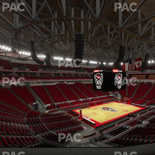 Lenovo Center - Section 208 Seat View