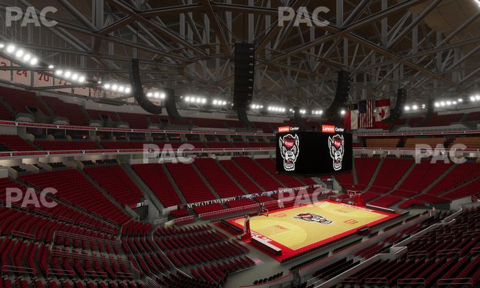 Lenovo Center - Section 208 Seat View
