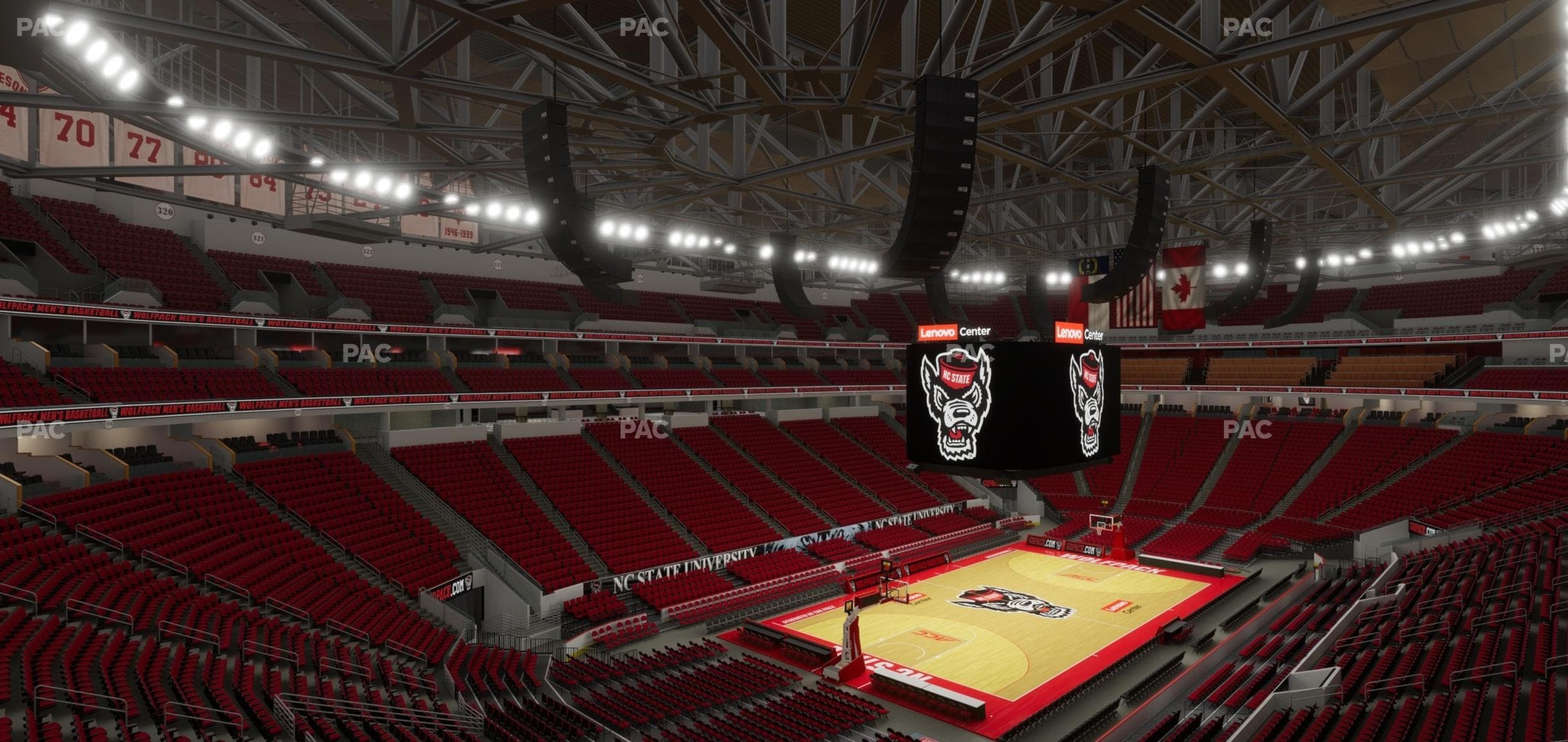 Lenovo Center - Section 209 Seat View