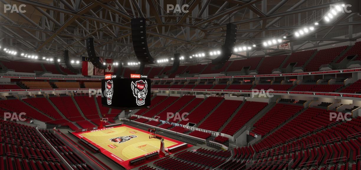 Lenovo Center - Section 215 Seat View