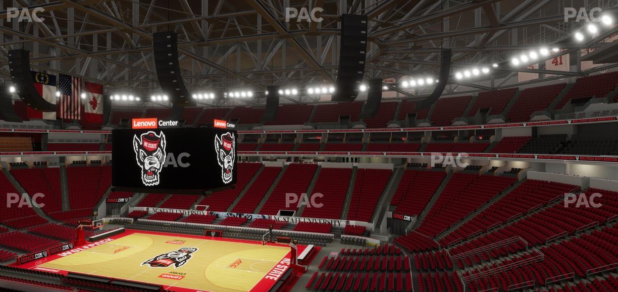 Lenovo Center - Section 217 Seat View