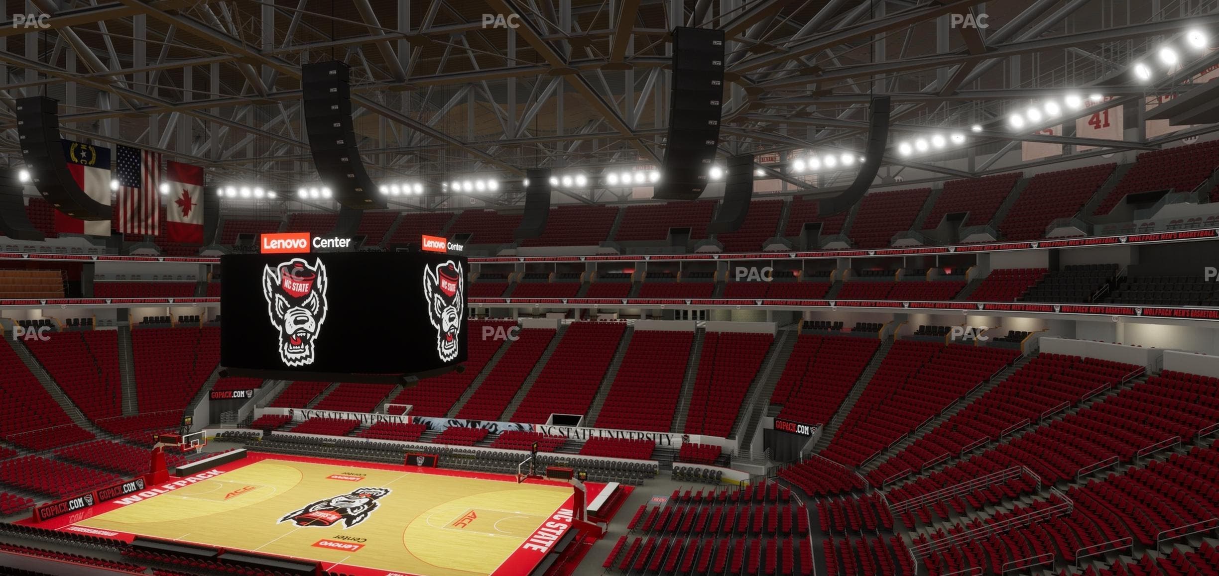 Lenovo Center - Section 217 Seat View