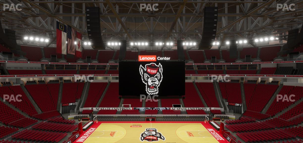 Lenovo Center - Section 220 Seat View