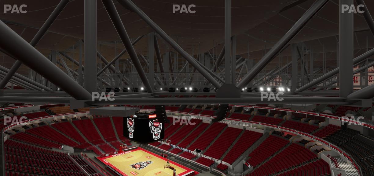 Lenovo Center - Section 318 Seat View