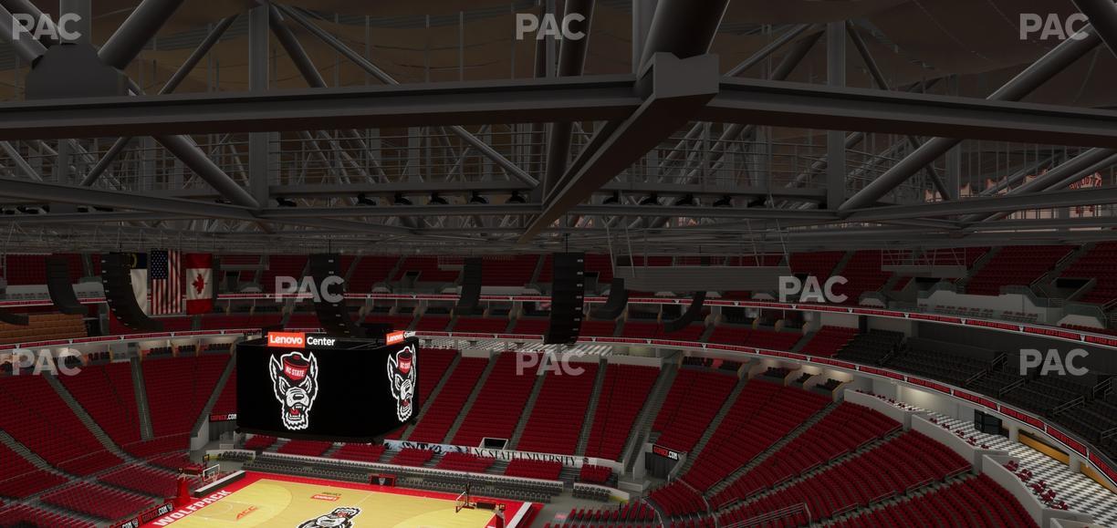 Lenovo Center - Section 321 Seat View