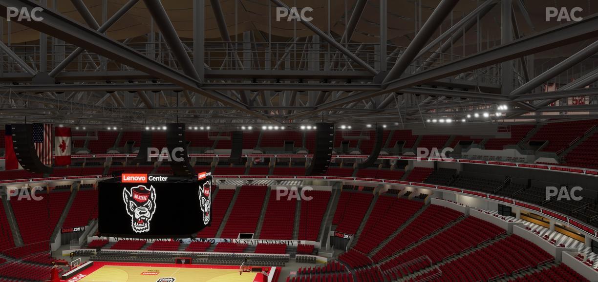 Lenovo Center - Section 322 Seat View