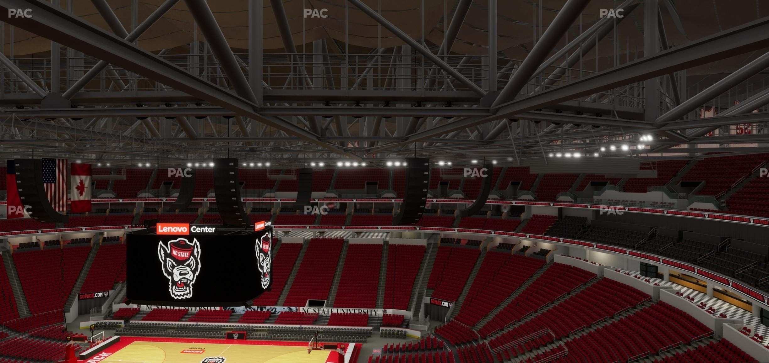 Lenovo Center - Section 322 Seat View