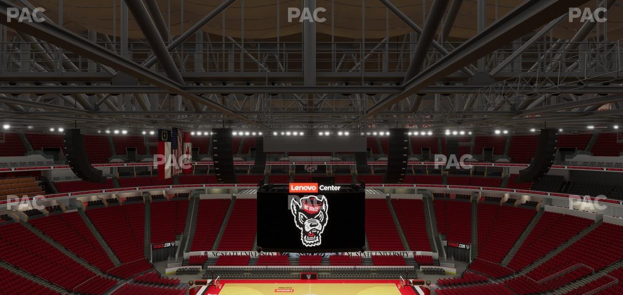 Lenovo Center - Section 324 Seat View