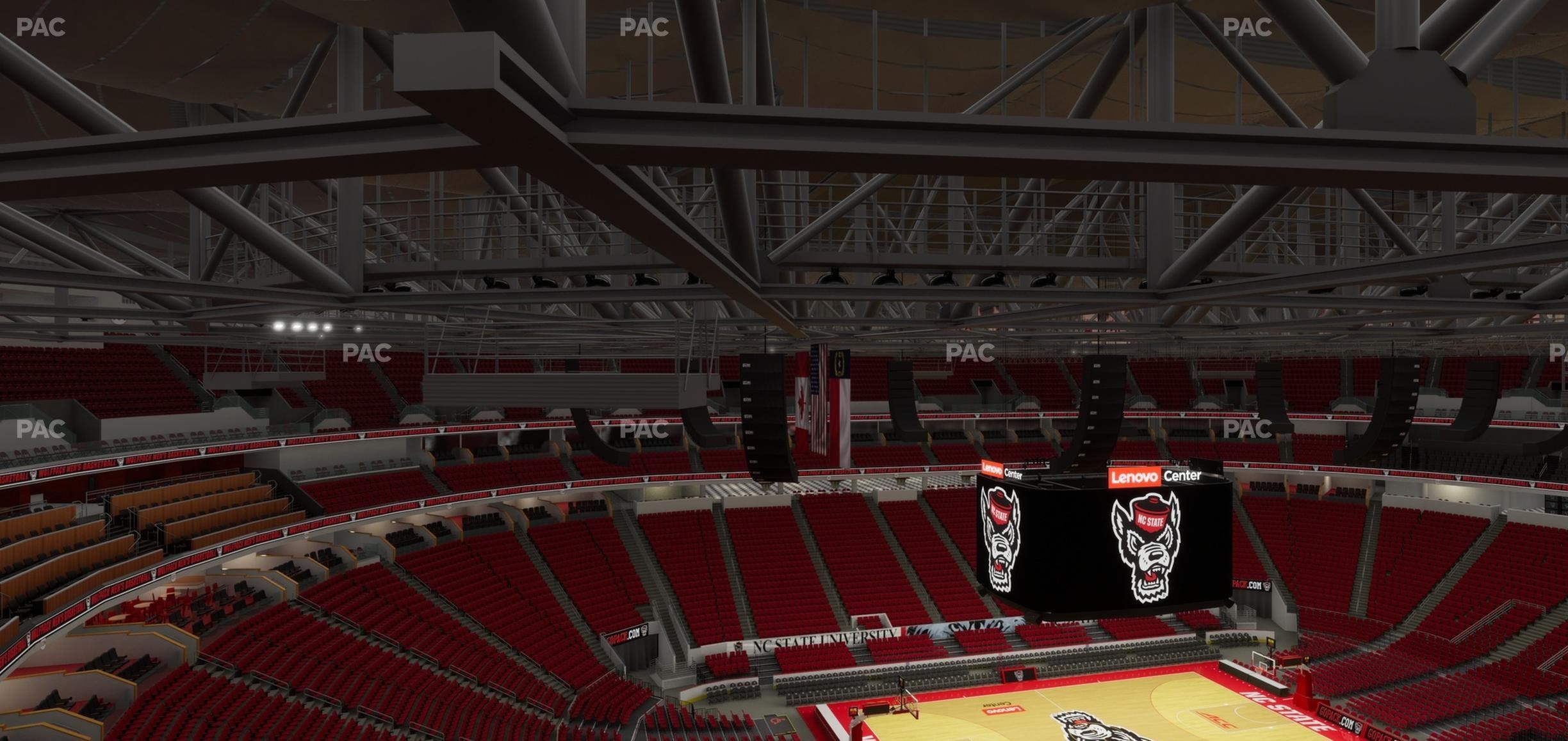 Lenovo Center - Section 327 Seat View