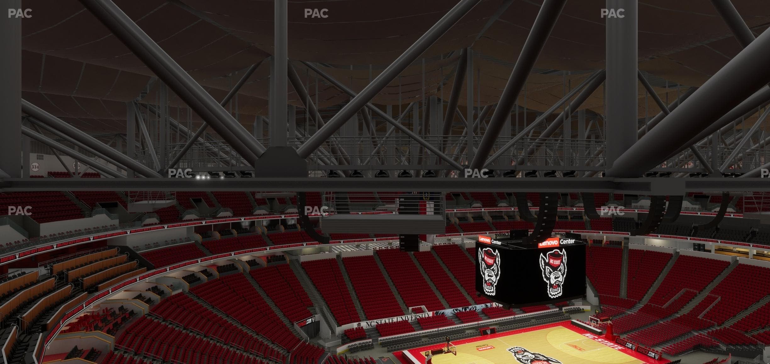 Lenovo Center - Section 328 Seat View