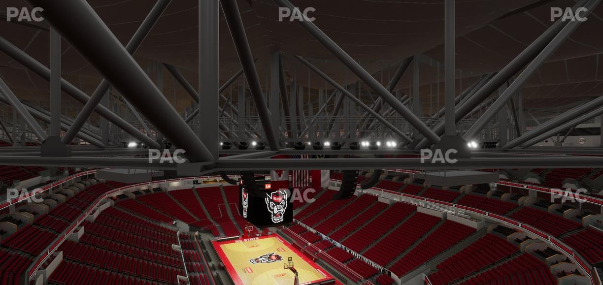 Lenovo Center - Section 334 Seat View